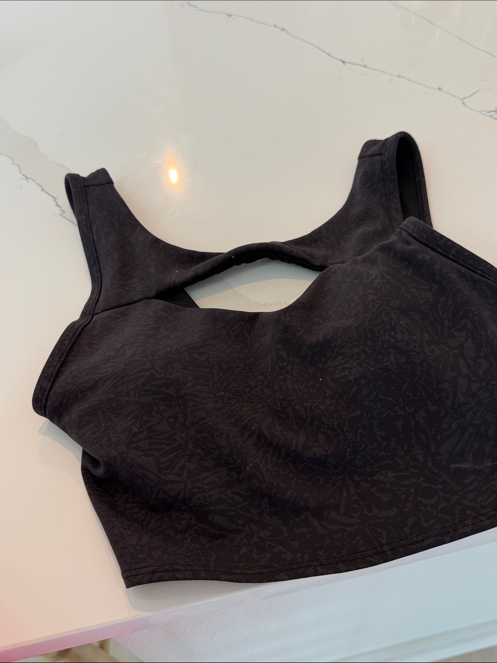 lululemon athletica Black Cutout Supportive Sports Bra